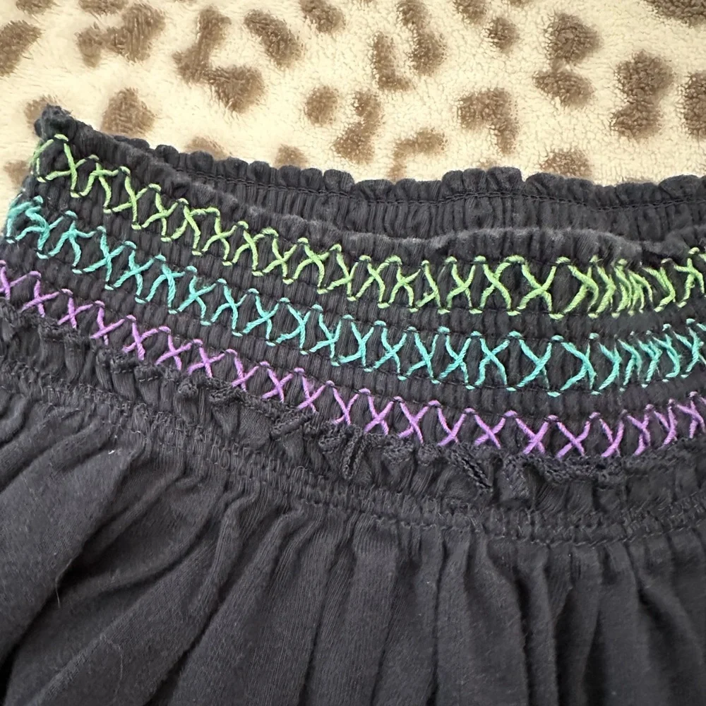GapKids Smocked Waist Skirt with Shorts in Blue Size XS 4-5